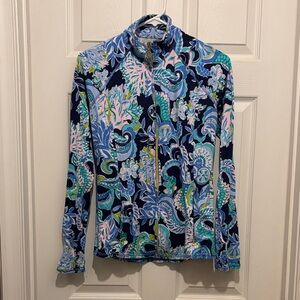 Lilly Pulitzer Luxletic  zip up